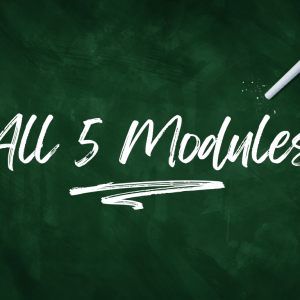 All 5 Modules - The Keys to Unlocking the Top 5 Issues in English When Writing (That Will Improve Your Speaking, Too!) (Subscription)